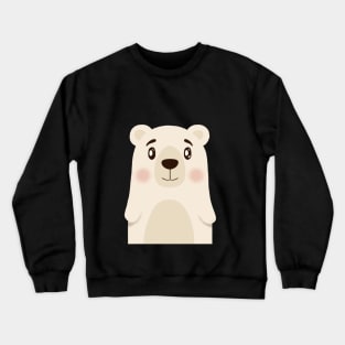 Polar Bear Nursery Illustration Crewneck Sweatshirt